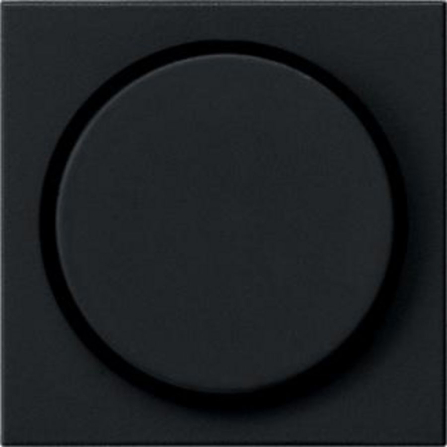 Afdekking knop dim./potntiom. System 55 zwart m