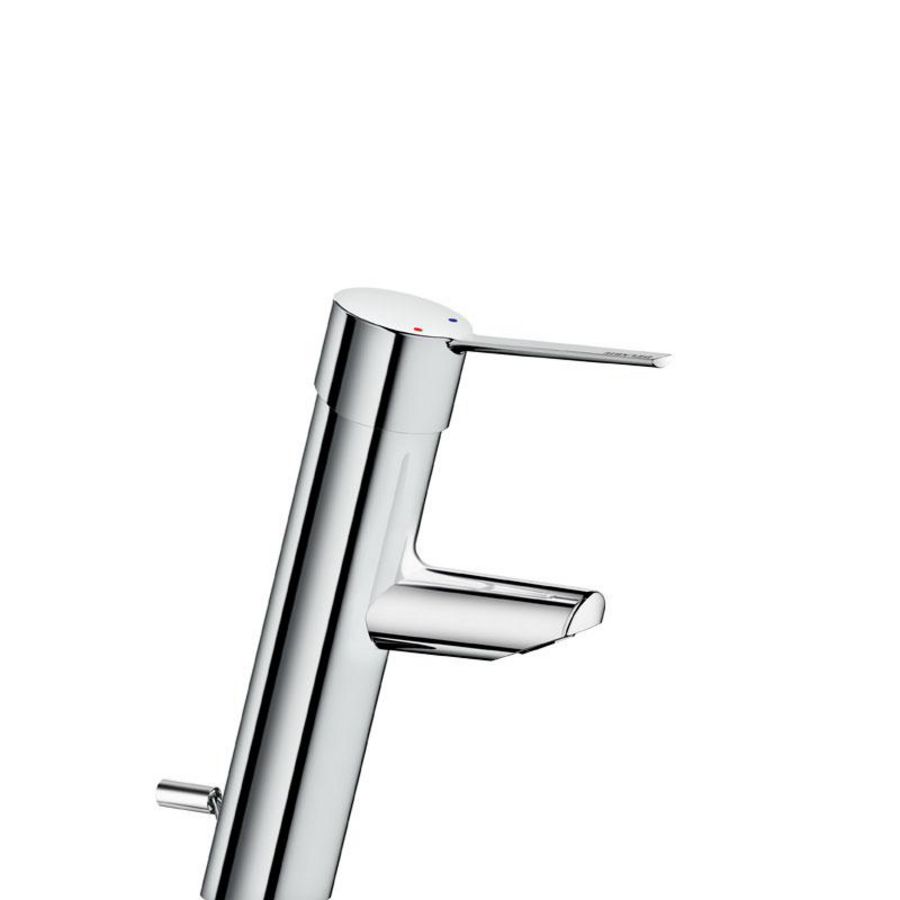 Wastafelmengkraan H.100 L.115 +trekplug+afvoer volle gr.