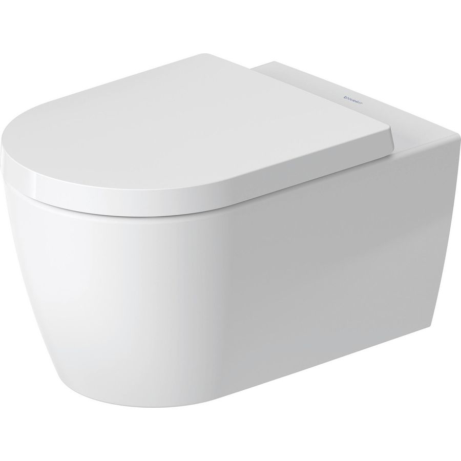 ME by Starck #257909 wandcloset HygieneFlush rimless binnen wit buiten wit zijde mat (excl. zitting)