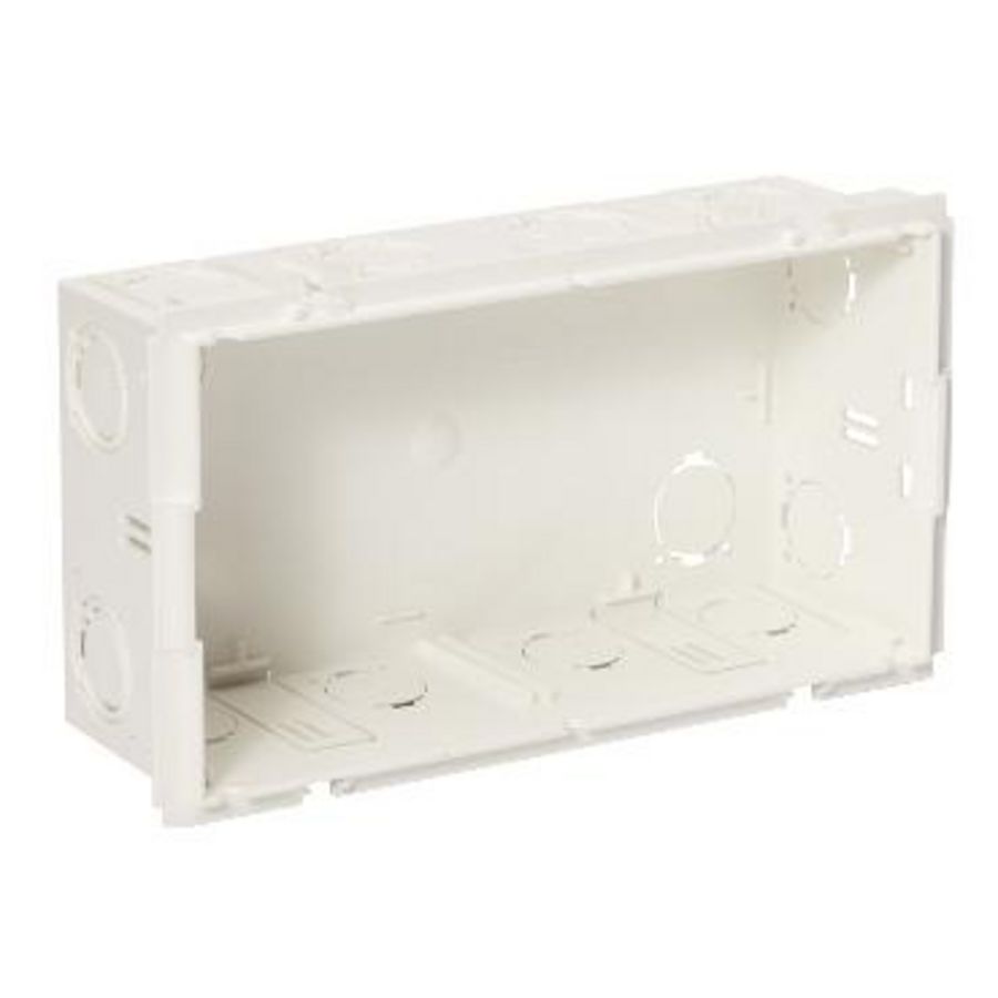 CYB-D40 Dubbele montagebox voor wandgoot Wit Thorsman VVE=10