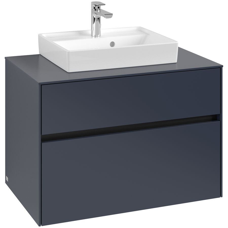 Wastafelonderkast Collaro 800x548x500mm Marine Blue C069B0VQ