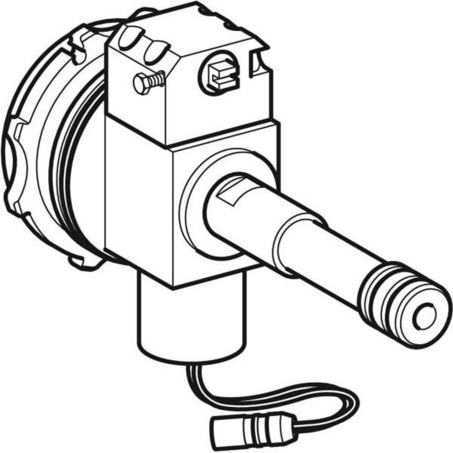 Kraandeel met interne menginstelling