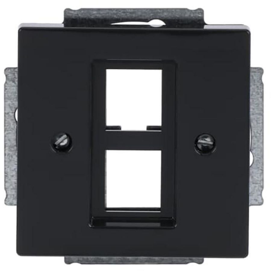 Centraalplaat 2 x MJ 216000-2/216005-4 f-antraciet (2561-02-81)