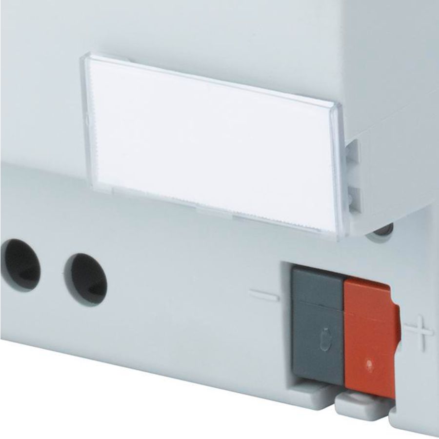 Label houder KNX DIN-rail modules