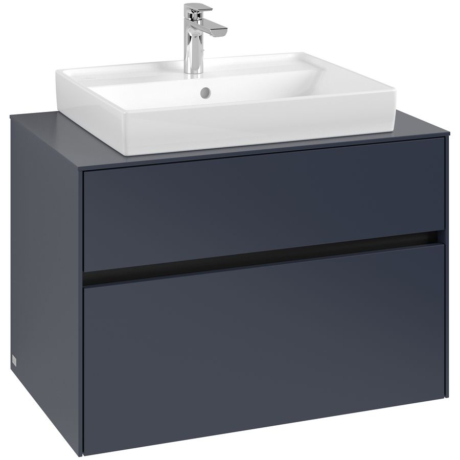 Wastafelonderkast Collaro 800x548x500mm Marine Blue C080B0VQ