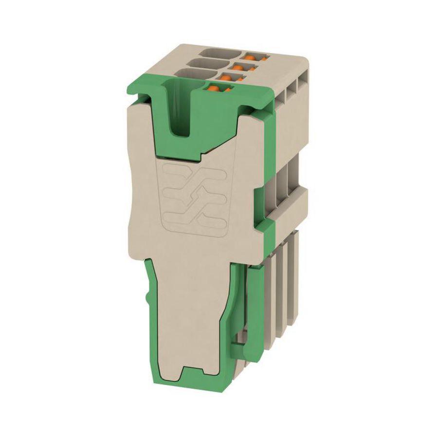 Plug d.beige groen 1.5mm² 17.5A 500V N 2482450000 VVE=25