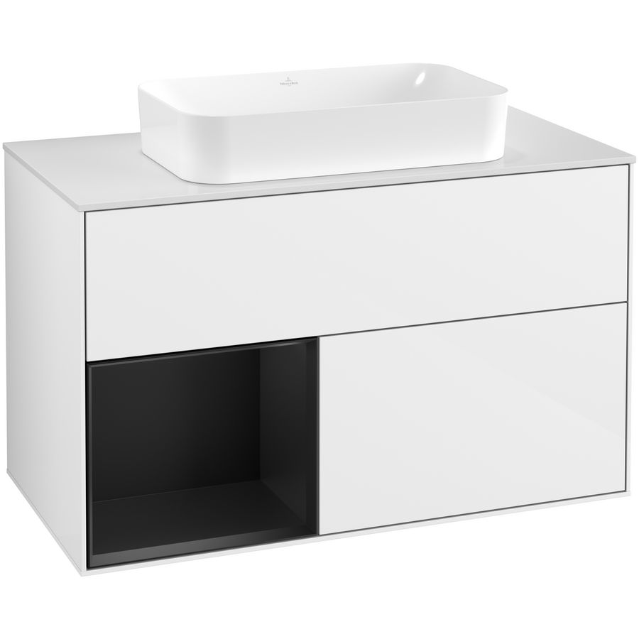 Wastafelonderkast Finion 1000x603x501mm G.White.L G651PDGF