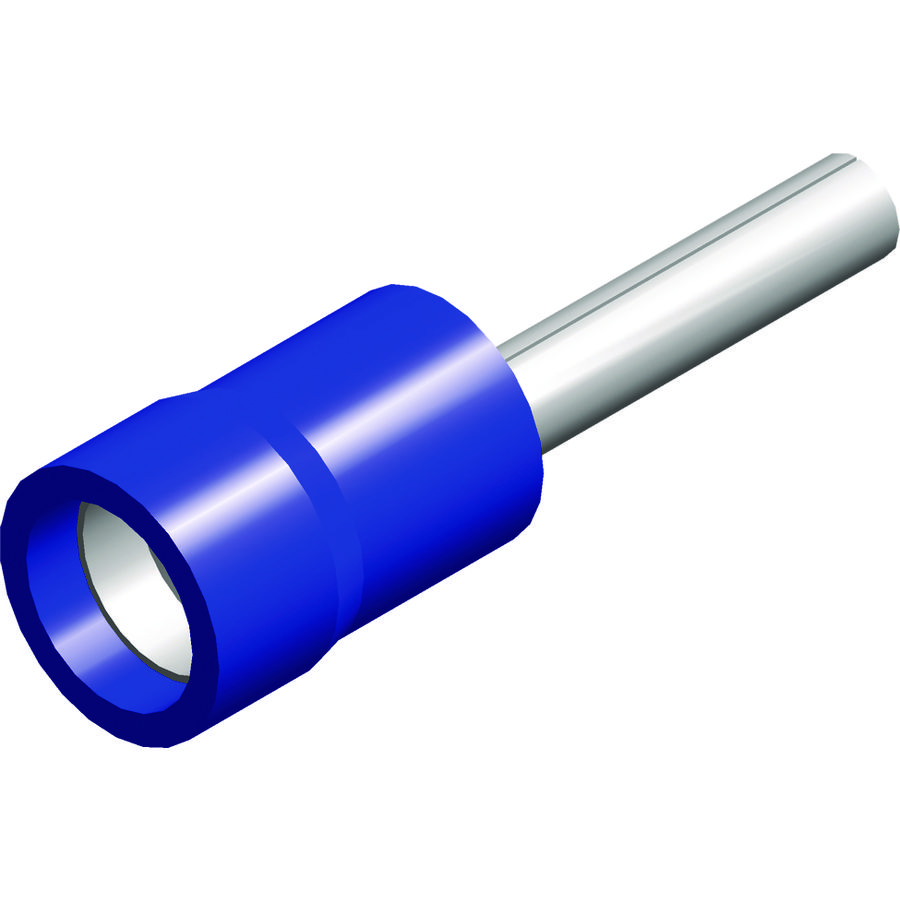 Doos a 100st. Stiftkabelschoen blauw 1,5-2,5mm² 9,9