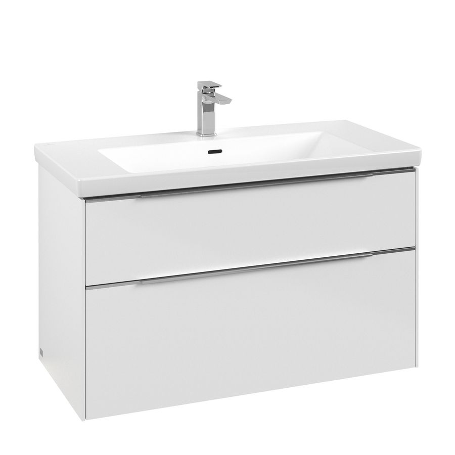 Wastafelonderkast Subway 3.0 973x576x478mm Brill.White C570L0VE
