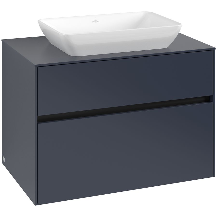 Wastafelonderkast Collaro 800x548x500mm Marine Blue C108B0VQ