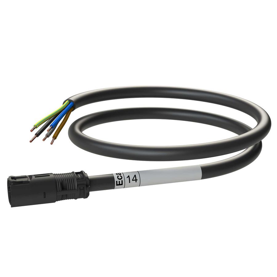 Patchkabel Male-open 14m 5G2,5 zwart Eca VVE=5