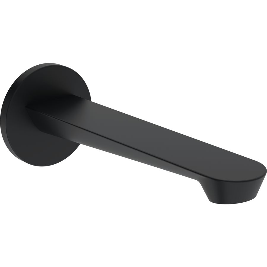 Uitloop HANSAGENESIS L=180mm mat zwart