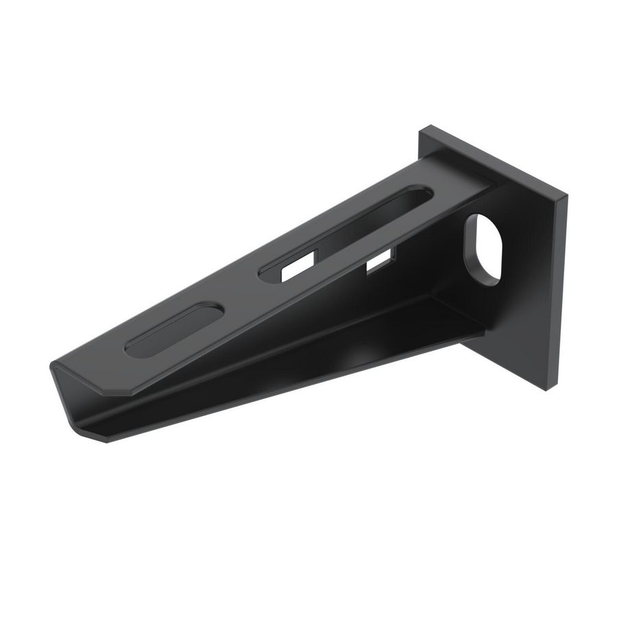 Wall and support bracket with welded head plate B110mm Staal