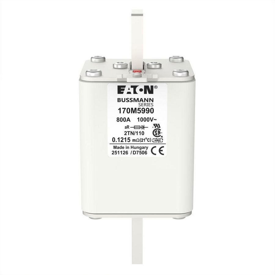 Zekering hoge snelheid 800A AC 1000V 150kA 2 59x75x13 VVE=3