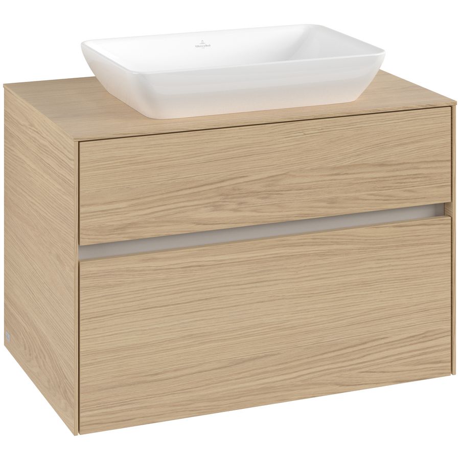 Wastafelonderkast Collaro 800x548x500mm Nord.Oak C10800VJ
