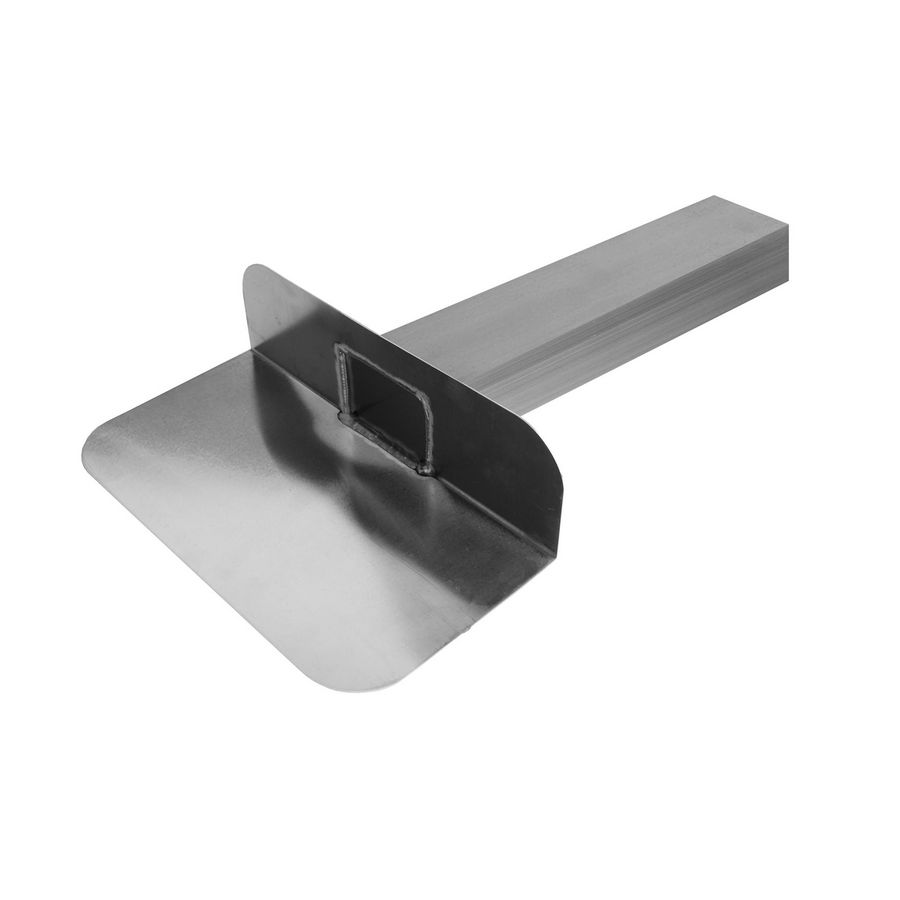 Kiezelbak alu. gesloten 90° 60x100mm L=450mm VVE=10