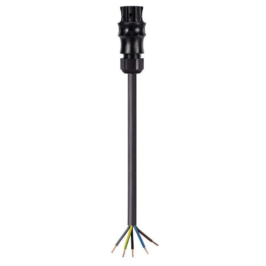 Aansluitsnoer RST20I5 female 1,5mm² 100cm rubber 60°C VVE=30