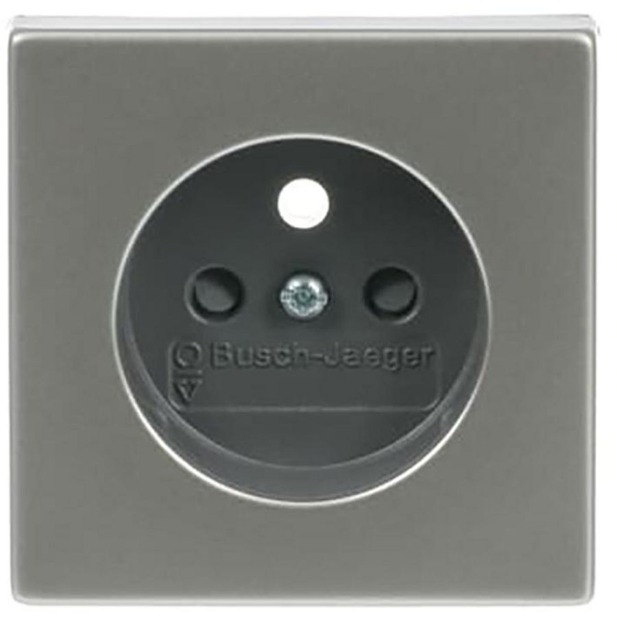 Centraalplaat wandcontactdoos penaarde B kv pure-rvs (2399 UCKS-866)