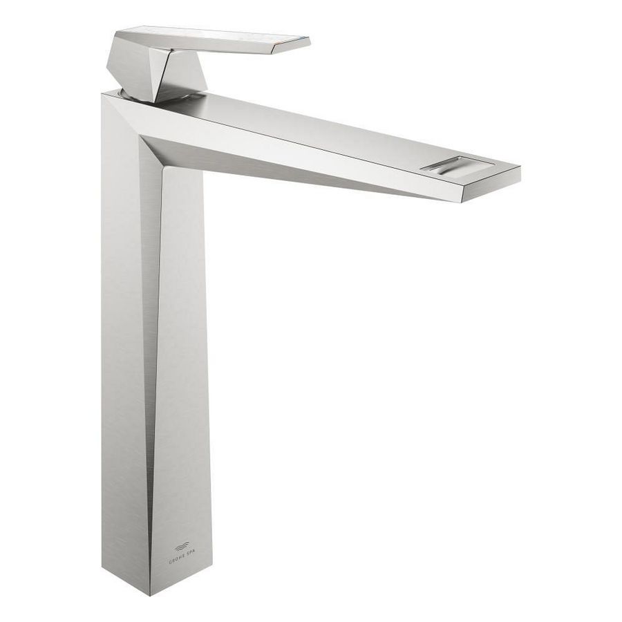 Allure Brilliant Private Collection XL-Size Wastafelmengkraan White Attice Supersteel