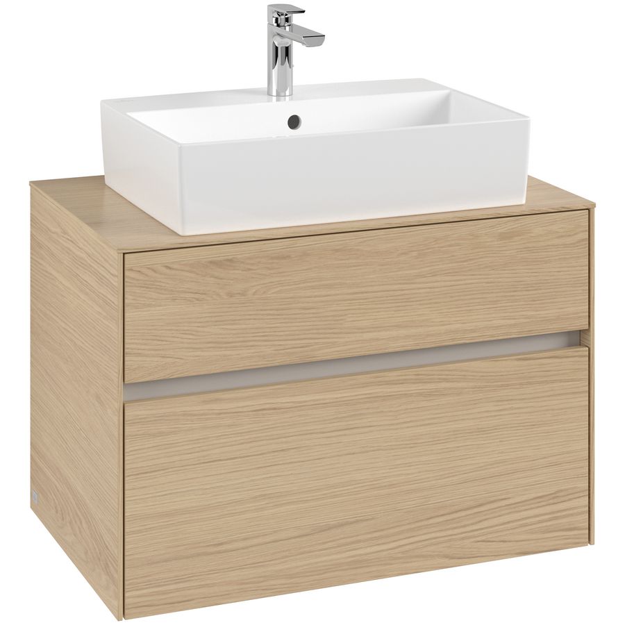 Wastafelonderkast Collaro 800x548x500mm Nord.Oak C12400VJ