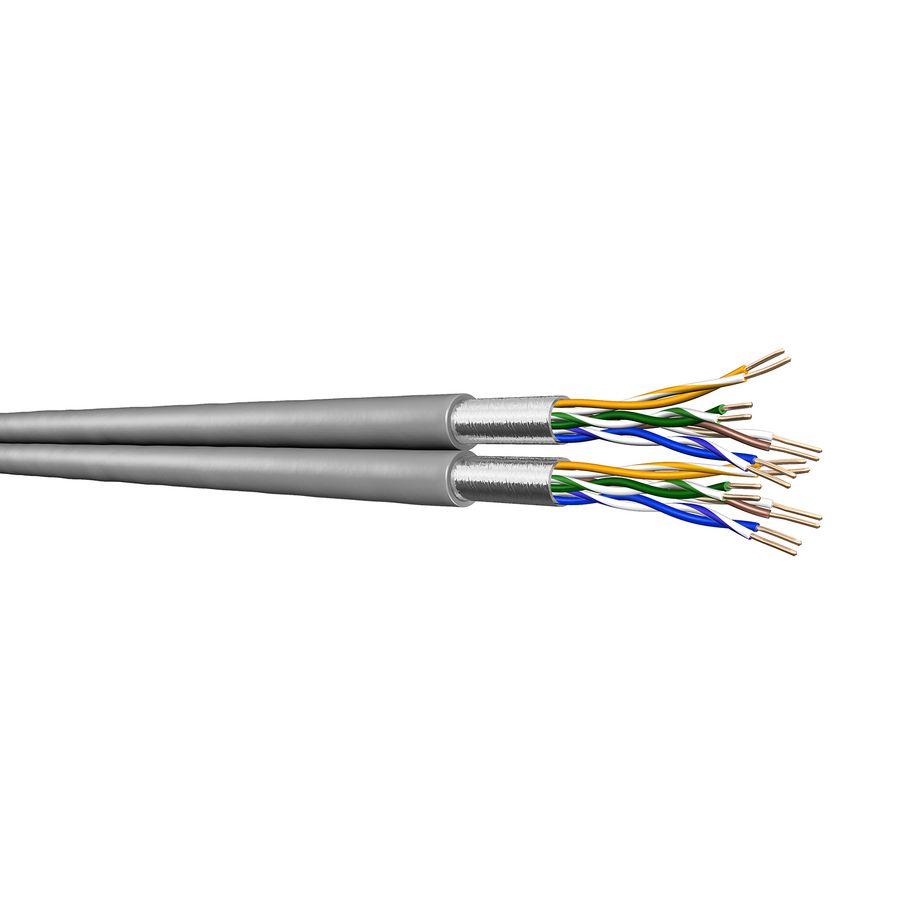 Haspel a 500m. UC300 S24 Cat5e F/UTP LSHF GY 2x(4x2x24) AWG