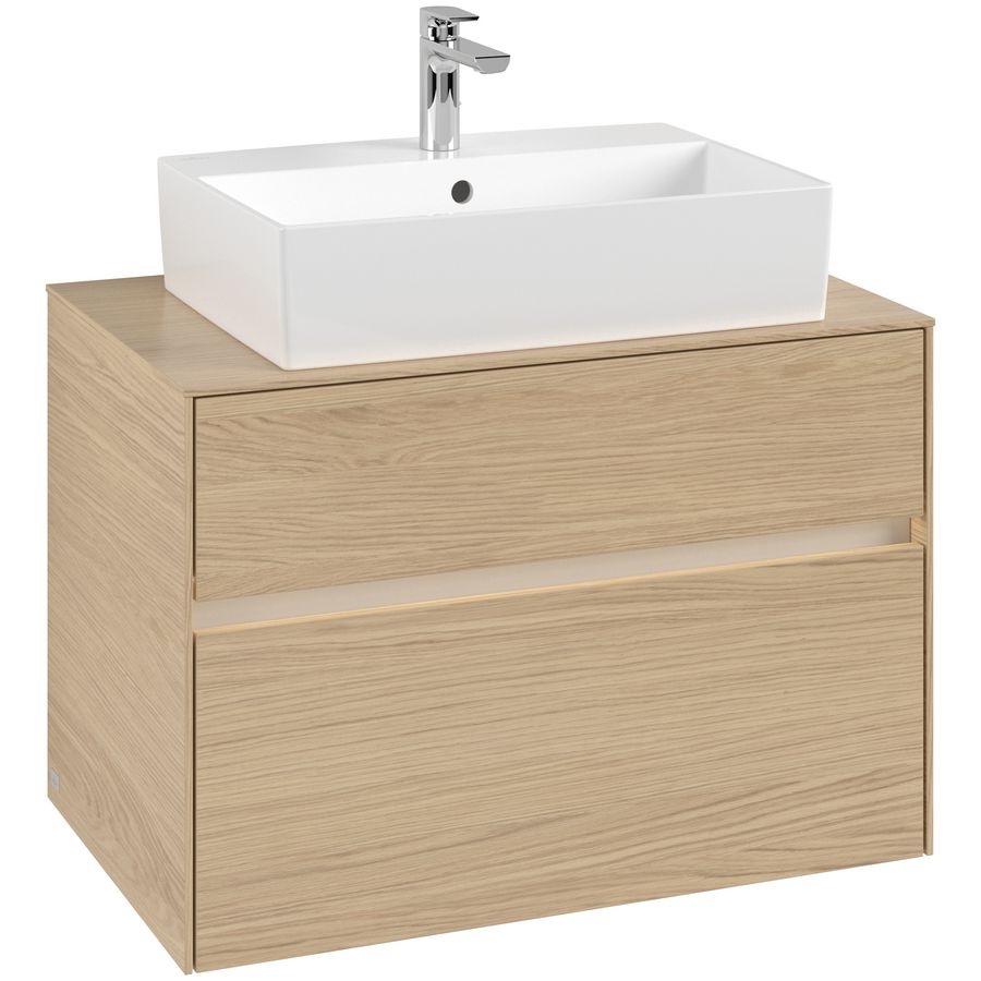 Wastafelonderkast Collaro 800x548x500mm Nord.Oak C124B0VJ