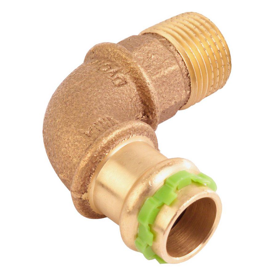 Puntknie 90° SudoPress Koper FM 14x1/2"bt.dr. SP4001GV VVE=5