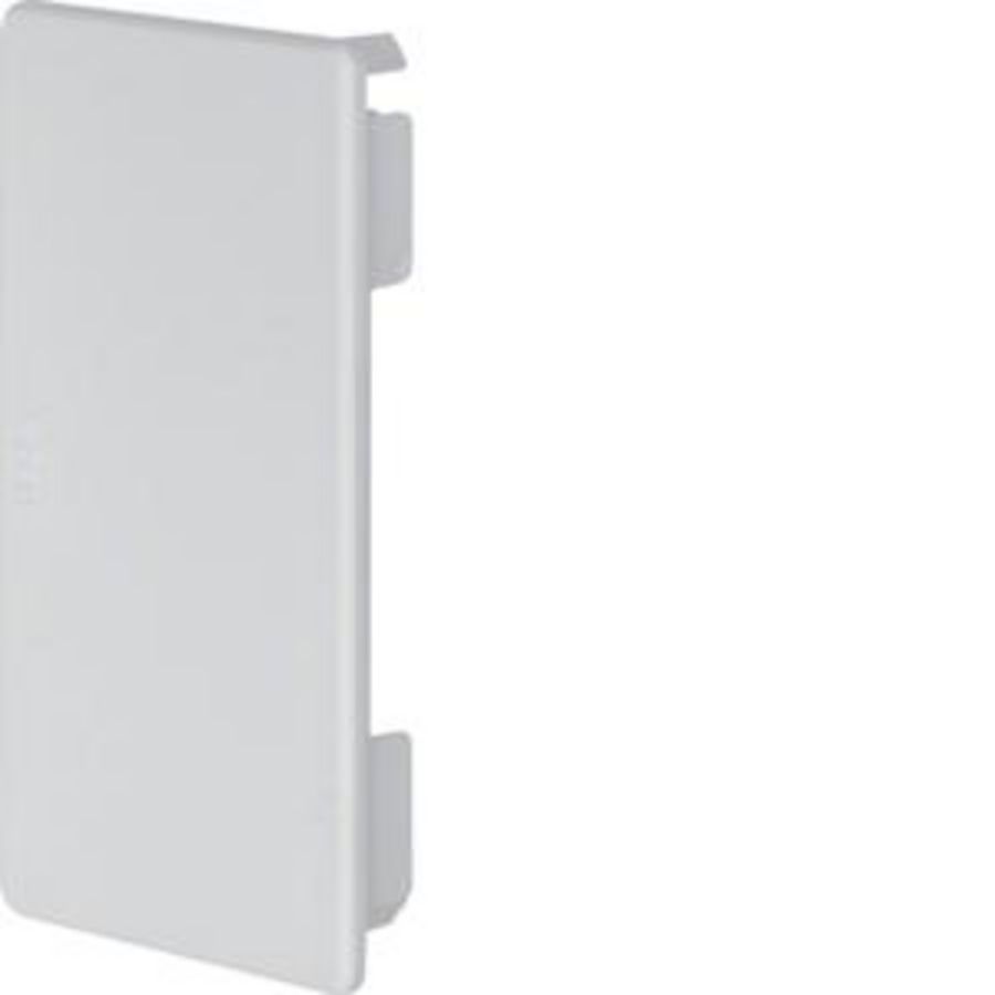 Eindplaat voor goot 60mm hoog FB lichtgrijs