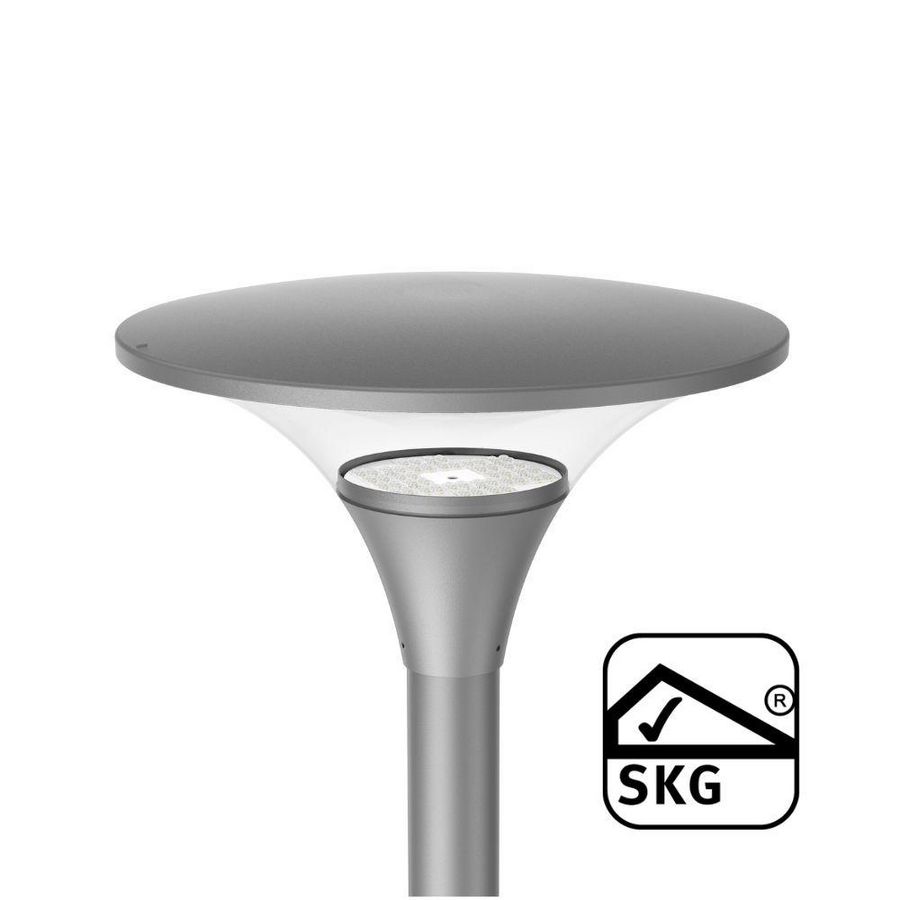 Post top light zilver 20/40/60W 2700K/3300K/4000K