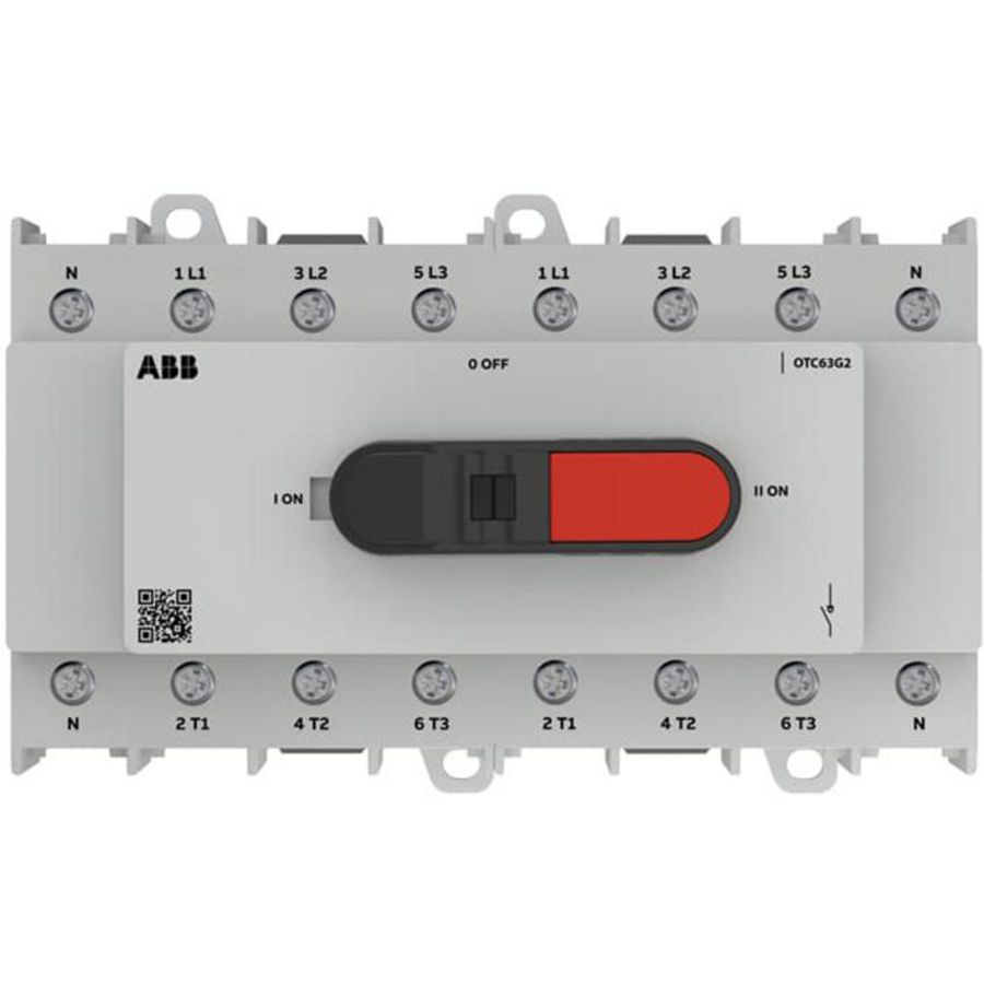 OT plus omschakelaar framemaat G2 63A, 4P