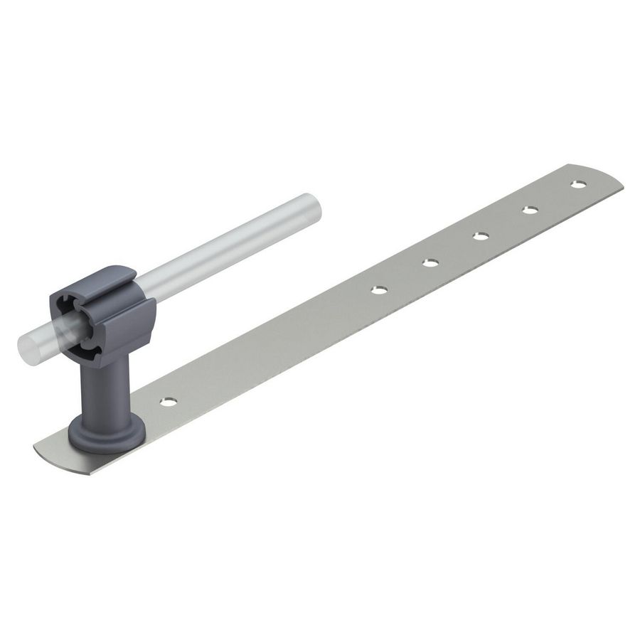Dakleidinghouder voor leidaken 260mm rvs A2 1.4301 VVE=20
