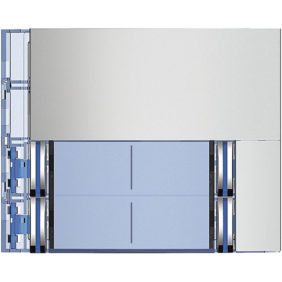 Deurcommunicatie Sfera new frontplaat Allmetal 4 knoppen