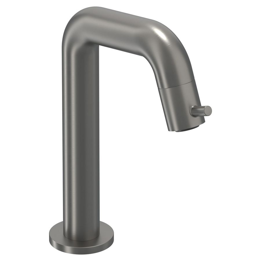 Fonteinkraan BOND contour staand S-size sprong 115mm geborsteld metal black PVD