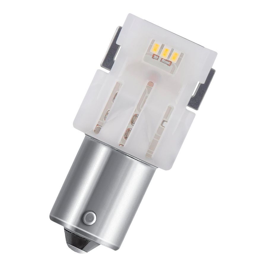 Blister a 2st. LED-lamp 7506DWP P21W BA15S 12V 1.9W 6000K