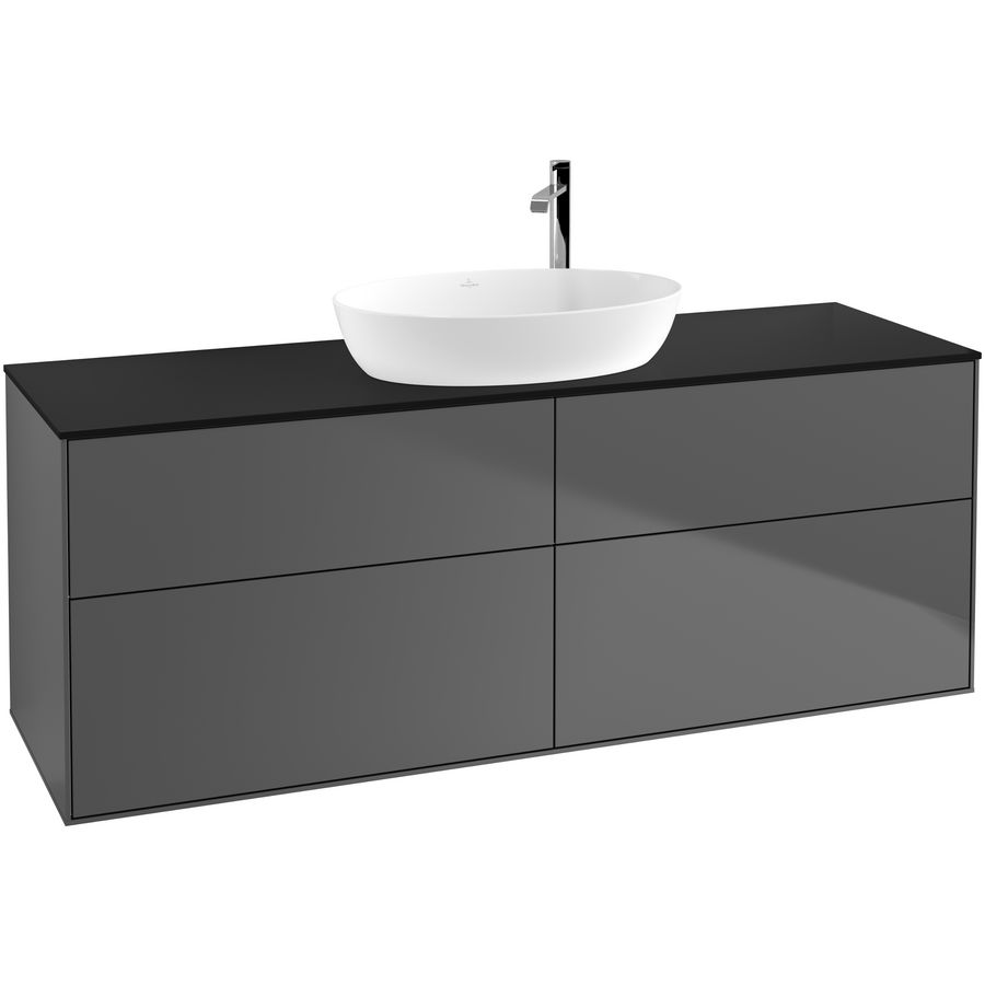 Wastafelonderkast Finion 1600x603x501mm Antr. Matt Lacquer G97200GK