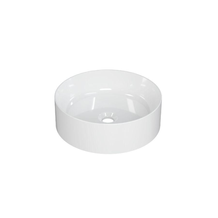 INK Yale Opbouw waskom Porselein rond zonder kraangat GL wit 4