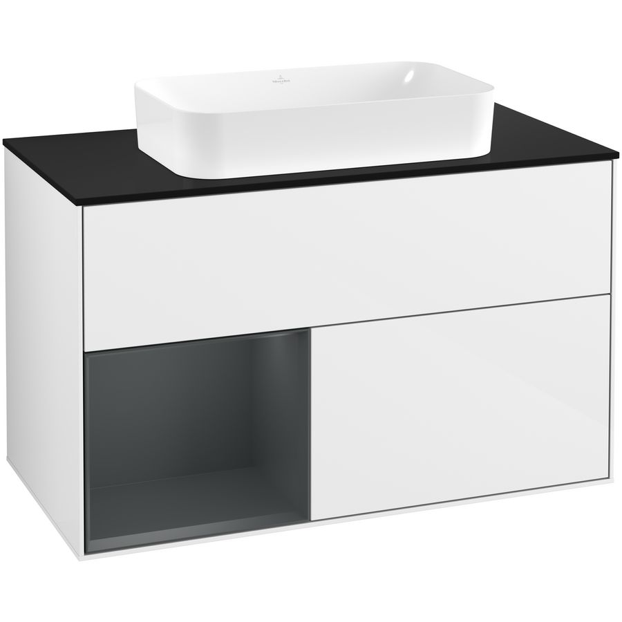 Wastafelonderkast Finion 1000x603x501mm G.White.L G652HGGF