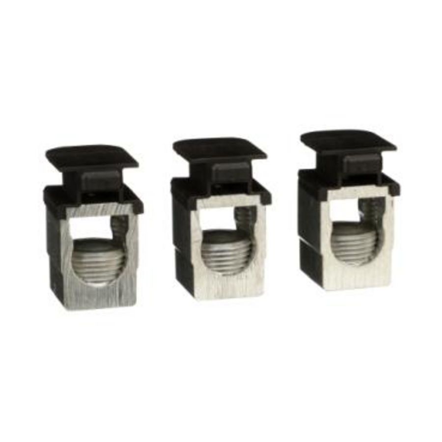 Aluminium kooiklemmenkit Set van 3 Acc. Powerpact H/J-Frame