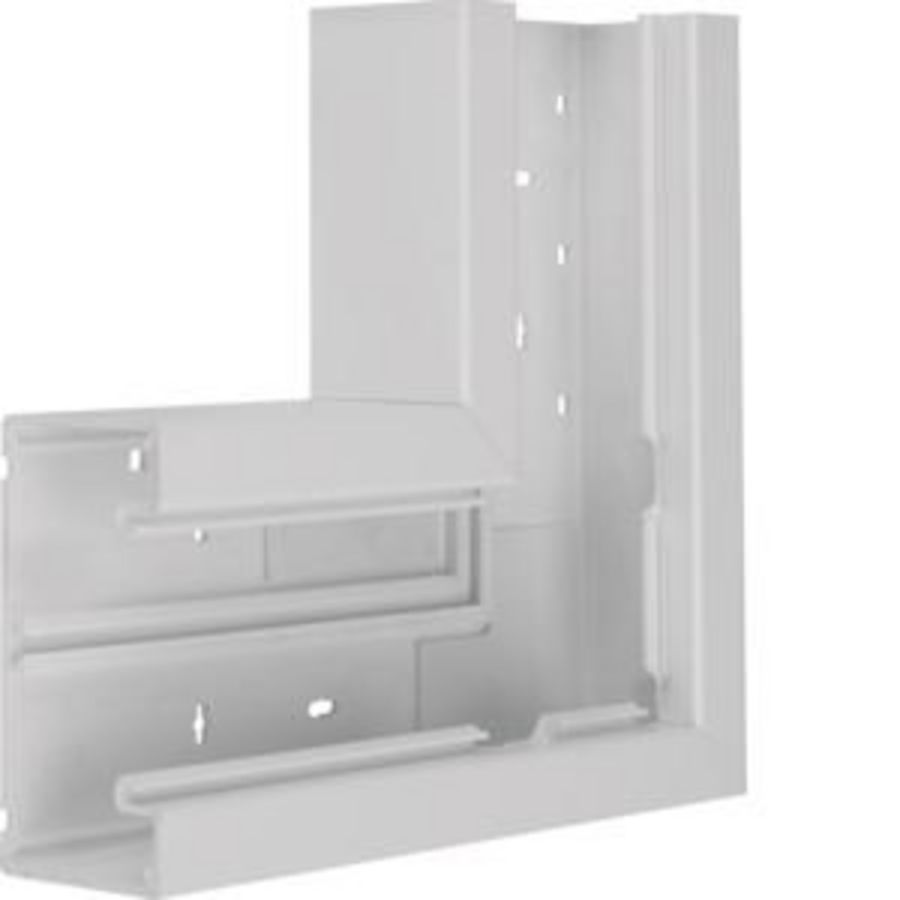 Vlakke hoek BR65 65x130mm lichtgrijs