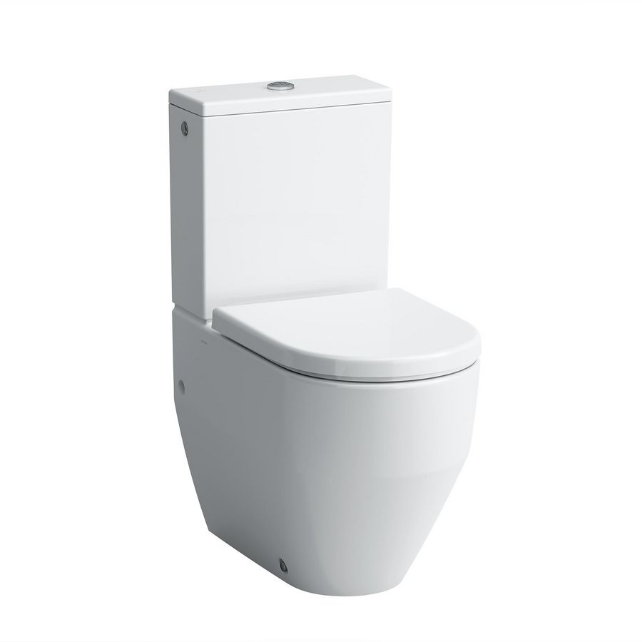 Staand closet tbv duoblok LAUFEN PRO diepspoel wit PK. (AO. mogelijk dmv variobocht) (excl. zitting / reservoir)