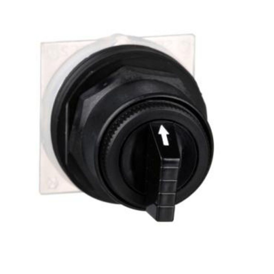 Keuzeschakelaar Hendel 3 standen 30mm Zwart Harmony 9001S