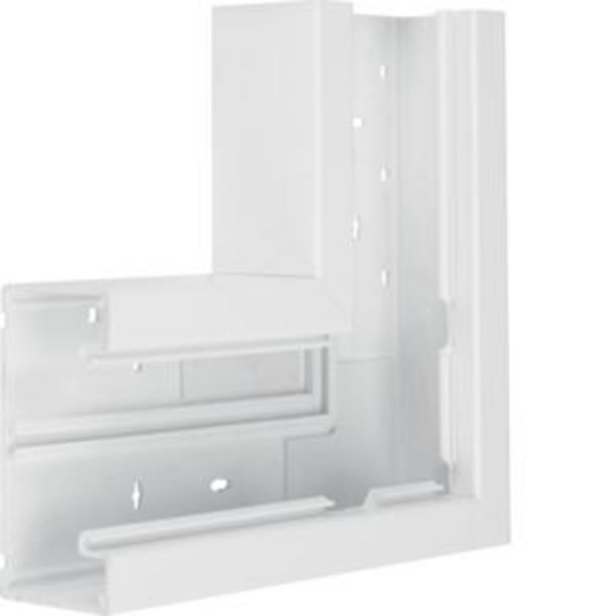 Vlakke hoek BR65 65x130mm verkeerswit