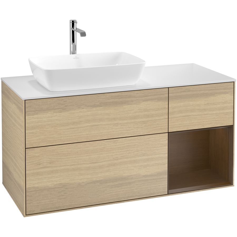 Wastafelonderkast Finion 1200x603x501mm Oak Veneer F811GNPC