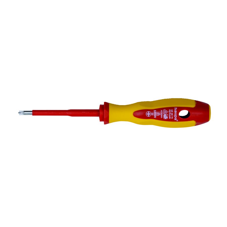 Schroevendraaier PZ/sleuf 1x80mm 190mm lang VDE 1000V