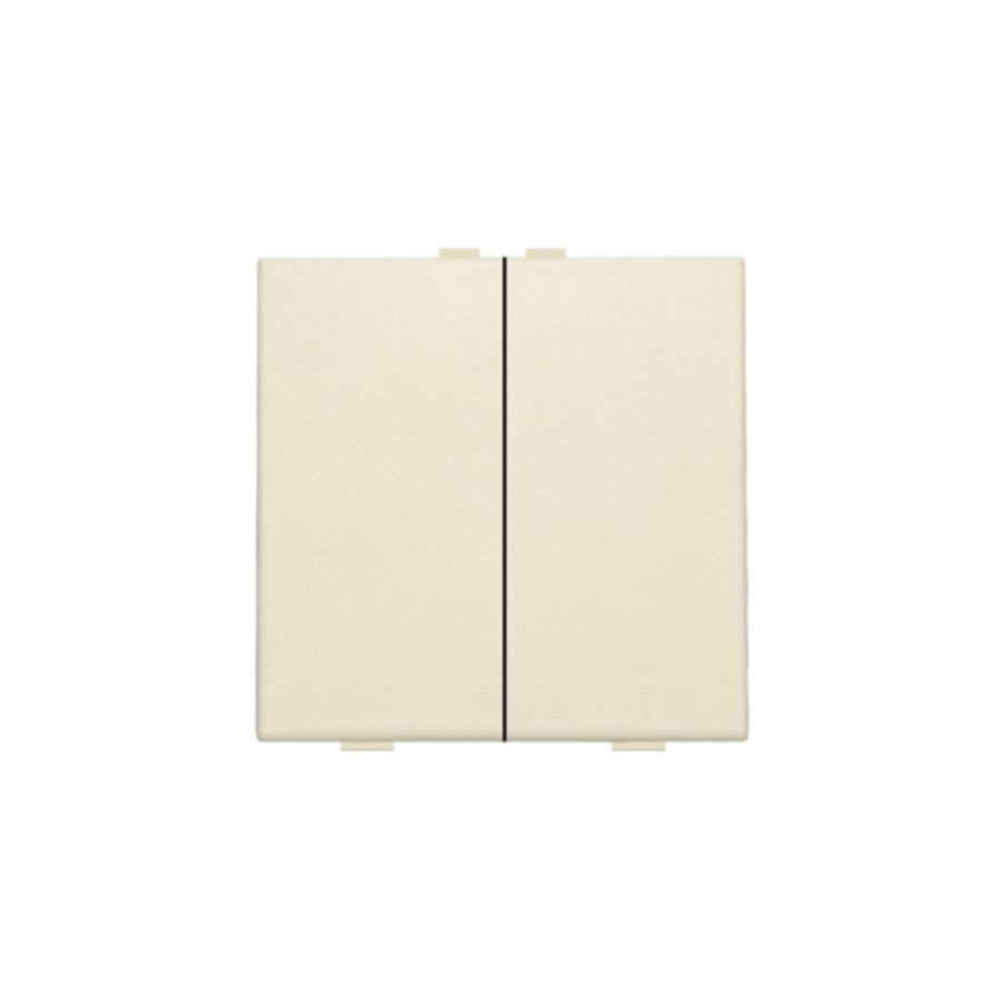 2-voudige drukknop Home Control cream