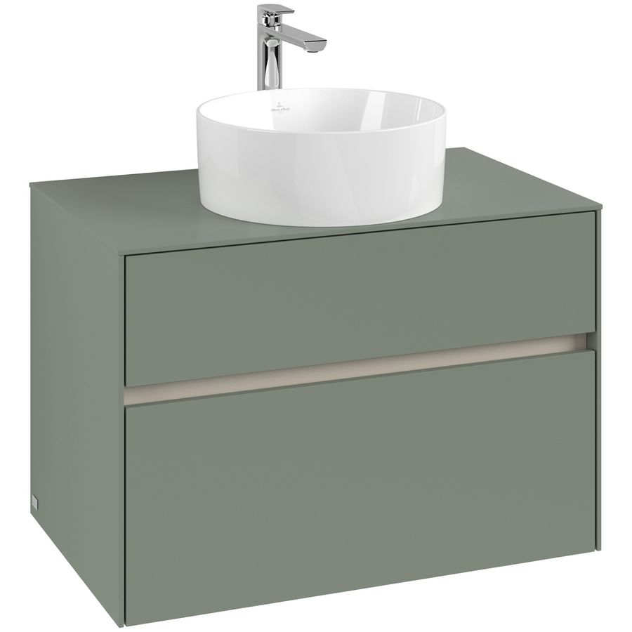 Wastafelonderkast Collaro 800x548x500mm Soft Green C037B0AF