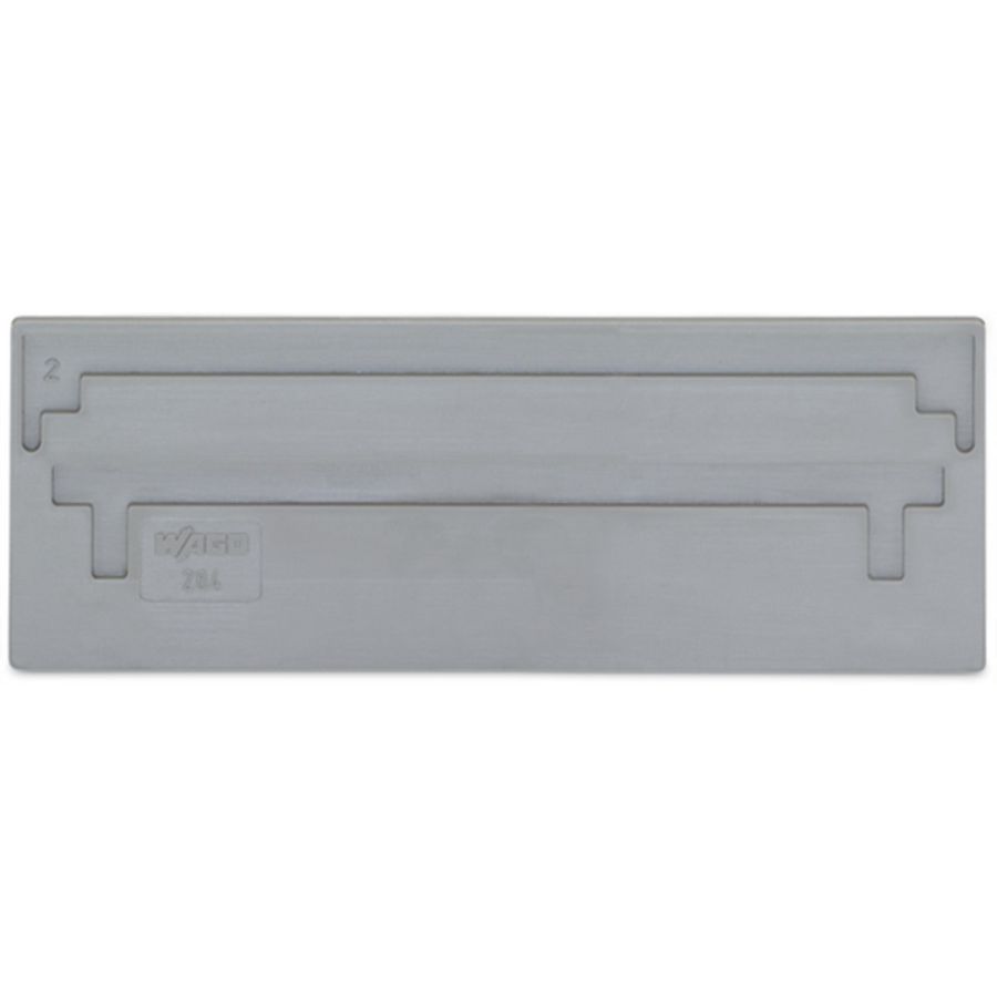 Scheidingswand 2mm grijs 284-309 VVE=25