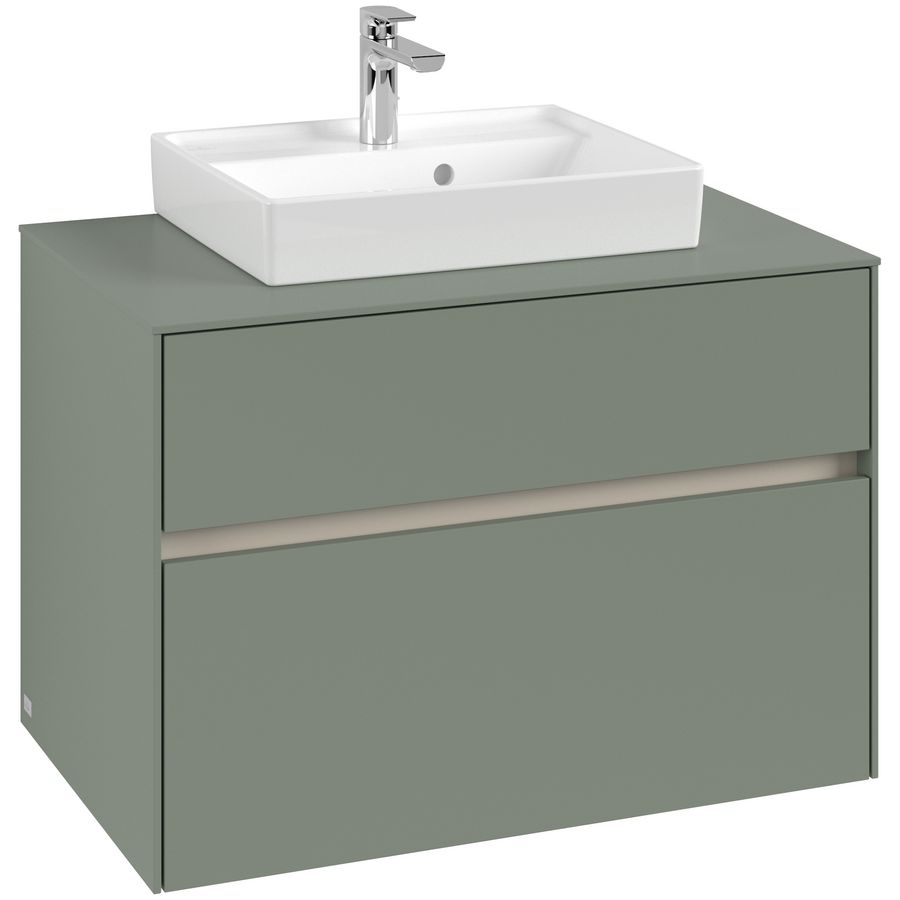 Wastafelonderkast Collaro 800x548x500mm Soft Green C06900AF