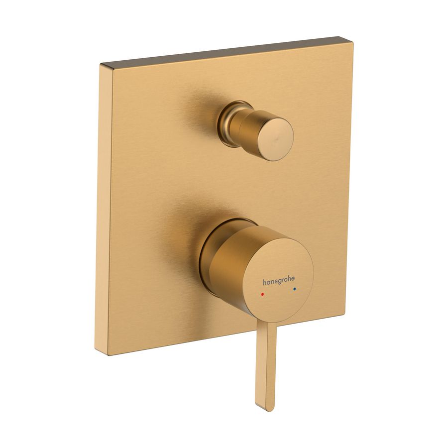 1-hendel badmengkraan inbouw Finoris Brushed Bronze