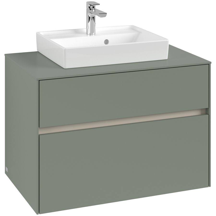 Wastafelonderkast Collaro 800x548x500mm Soft Green C069B0AF